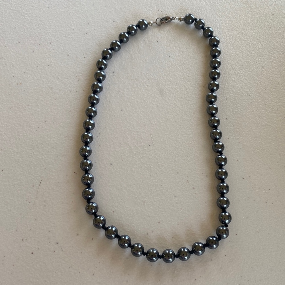 Hematite necklace